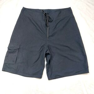 SPORTI MEN'S ESSENTIAL BOARD SHORT BLACK SWIM TRUNKS SIZE 34 NEW WITH TAGS